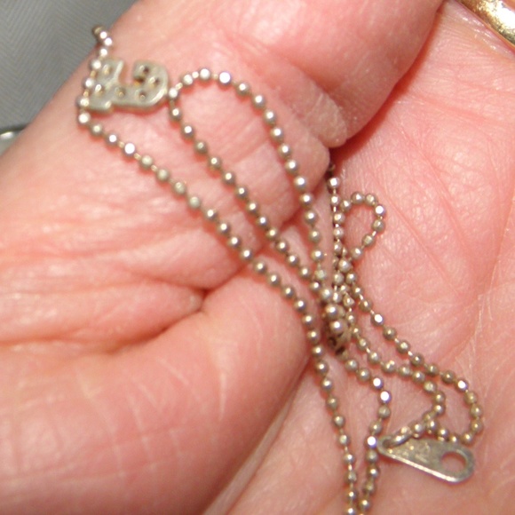 DAINTY AND PETITE "J" BRACELET~MARKED 925 - Picture 6 of 7